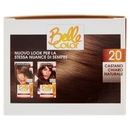 Garnier Belle Color Colore Luminoso, Tinta per Capelli Bianchi 20 Castano Chiaro Naturale